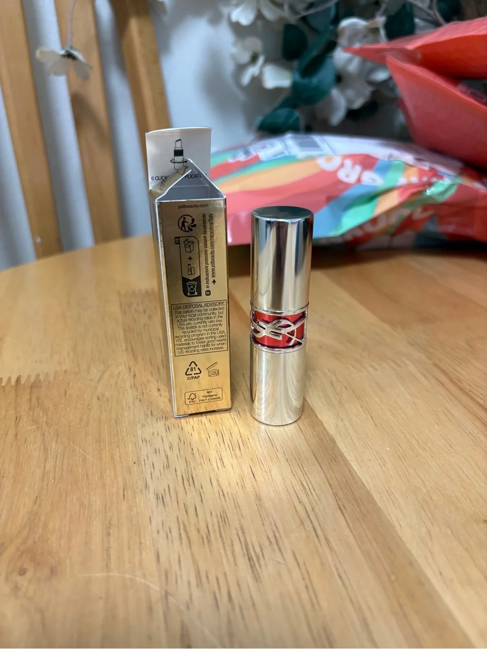 YSL Loveshine Candy Glaze Lip Gloss Stick 2 HEALTHY-GLOW PLUMPER, Full Sz BNIB